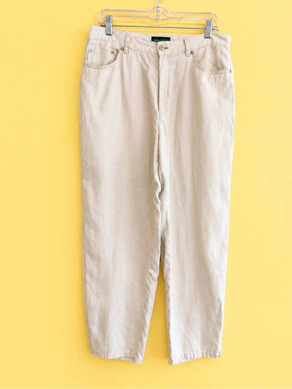 RALPH LAUREN 100% Linen High Waisted Pants.Size 14. Beautiful.